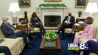 Oval office meeting on infrastructure