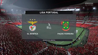 FIFA 22 | SL Benfica vs Paços Ferreira - Estádio da Luz | Gameplay