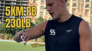 5km PB as A Beginner Runner At 230 Pounds | Road to Ironman Episode 5