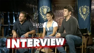 Warcraft: Travis Femmel, Paula Patton, & Toby Kebbell Exclusive Interview | ScreenSlam