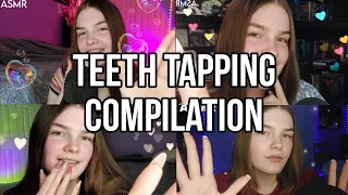 PURE TEETH TAPPING COMPILATION 🦷🩷 *FAST ASMR*