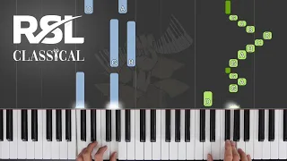 River Flows in You / RSL (Rockshool) Classical Piano Grade 2 / Synthesia Piano tutorial