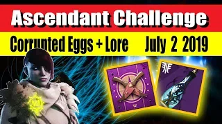 Ascendant Challenge July 2 2019, Destiny 2, with Corrupted Eggs & Lore Locations