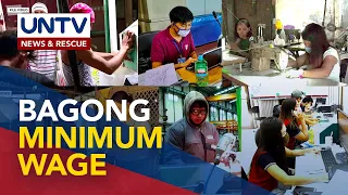 Minimum wage earners sa Metro Manila, tatanggap ng mas mataas na sahod simula June 4