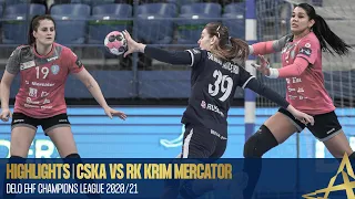 Highlights | CSKA vs RK Krim Mercator | Play-offs | DELO EHF Champions League 2020/21