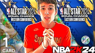 I SPENT $150 FOR THE GUARANTEED GALAXY OPAL ALL STAR  EQUAL CHANCE PACKS IN NBA 2K24 MyTEAM!