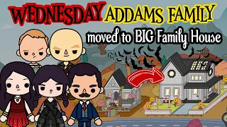 Wednesday ADDAMS FAMILY BIG Family House Spooky Horror Halloween 🖤TOCA BOCA House | Toca Life World