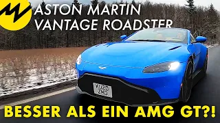 Wie gut ist der Aston Martin Vantage Roadster 2021? Besser als ein AMG GT? I Motorvision Deutschland