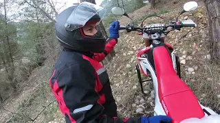 CRF 250 L ile Kemal'in mücadelesi