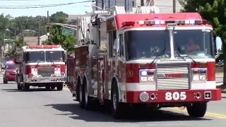 Fire Trucks Responding Compilation - Best Of 2017