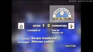 1995-96 (28^ - 31-03-1996) INTER-Fiorentina 1-2 [Centofanti,Cois,Padalino] Servizio D.S.Rai3