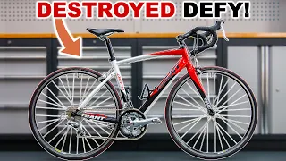 How We Restored This Wrecked Giant Defy! Full Transformation! Road Bike Rebuild Service!