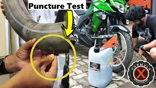 PERMANENT PUNCTURE PROOF TYRE | Tube & Tubeless || Installation & PUNCTURE Demo | Formula X Sealant
