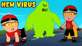 Mighty Raju - New Virus in Aryanagar | Adventure Videos for Kids | Cartoon Stories in Hindi
