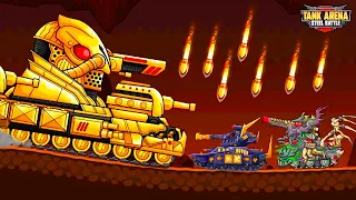 Все Танки против Золотого Босса в Tank Arena Steel Battle