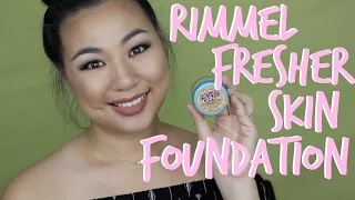 FIRST IMPRESSION: RIMMEL FRESHER SKIN FOUNDATION | ksmakeupyourface