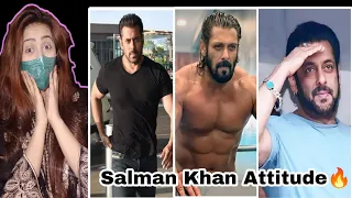 Reaction on Salman Khan Full Attitude Videos🔥😈 || Salman Khan Angry Moments