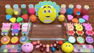 Peppa Pig Slime | Mixing Random Things into Store Bought Slime | Satisfying Videos