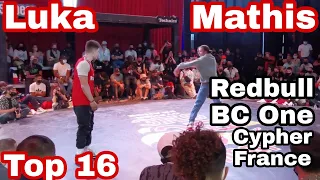 Red Bull BC One top 16 Luka vs Mathis