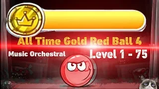 All Time Gold / Level 1 - 75 - Red Ball 4 (Time Race)