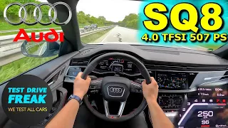 2024 Audi SQ8 TFSI 507 PS TOP SPEED AUTOBAHN DRIVE POV