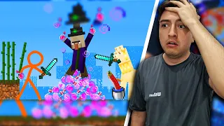 RusoX reacciona The Witch - Animation vs. Minecraft Shorts Ep 21