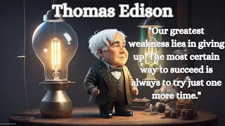 Thomas Edison: Illuminating Innovation and Perseverance.