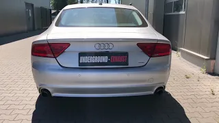 Underground Exhaust Audi A7 3,0 TFSI Klappenauspuff Stage 3 Sound