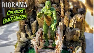 Creature from the black lagoon diorama
