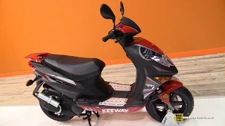 2015 Keeway RY6 50 Scooter - Walkaround - 2014 EICMA Milan Motorcycle Exhibition