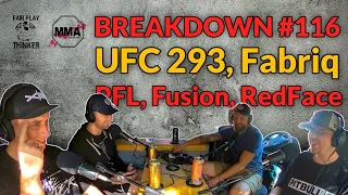 BREAKDOWN #116 | UFC 293, Fabriq, RFA, Fusion… (Bartoš, Krajl, Novák Homolka)