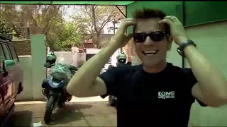 Finding Petrol in Long Way Down.  Ewan McGregor's hilarious impersonation of a local.