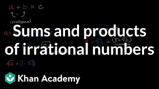 Sums and products of irrational numbers