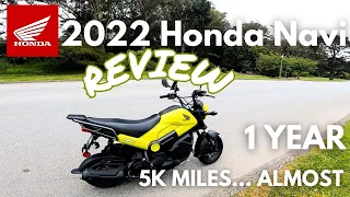 2022 Honda Navi Owners Review | 1 year almost 5000 miles | Best urban commuter? | POV