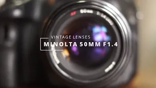 Minolta AF 50mm f1.4