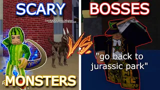 [YBA] Scary Monsters Rework Vs. All Bosses
