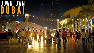 Downtown Dubai Complete Night Walk 2022 | Burj Khalifa Dubai Mall | 4K | Dubai Tourist Attraction