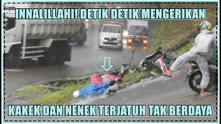 Innalillahi, Live Detik Detik Mengerikan Pengendara Motor Terjatuh Dipinggir Tanjakan Sitinjau Lauik