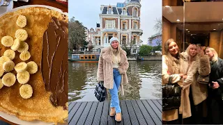 36 HOURS IN AMSTERDAM! Canal Tours, Shopping, Exploring & What We Ate!!