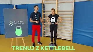 Małgorzata Albin - mistrzyni świata w Kettlebell prezentuje technikę ćwiczeń.