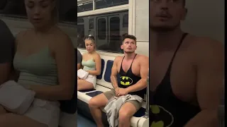 OMG😳BODYBUILDER PRANK IN SUBWAY| #shorts #tiktok #instagram #trending #shmeksss #fitnesssamka #qylek