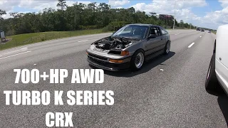 700+HP AWD TURBO K SERIES CRX!!