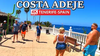 TENERIFE - COSTA ADEJE | What this beautiful place looks like Now? ☀️ 4K Walk ● April 2024