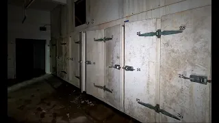 Exploring a Huge Abandoned Old Hospital Morgue with Labs, Blood Bank Autopsy Room and *Body Fridges*