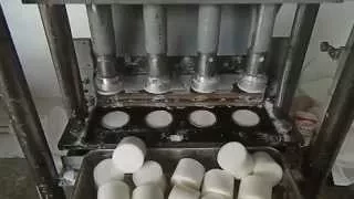 Candle making machine Pneumatic press for candles Utilaj lumanari Presa lumanari