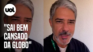 William Bonner depois da entrevista de Bolsonaro no JN: 'Sai bem cansado da Globo'