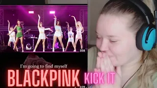 FIRST Reaction to BLACKPINK - KICK IT 👏😁 YEEEESSSS! 🔥 LIVE AND LYRICS