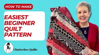 Easiest Beginner Quilt Pattern - Jelly Roll Race!