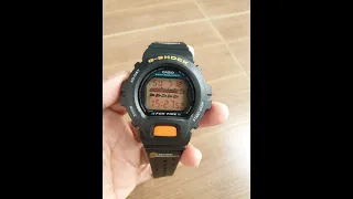 Rare Casio G-Shock DW-6600B FOX FIRE vintage Japan Watch