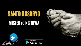 SANTO ROSARYO | Misteryo ng Tuwa |HOLY ROSARY IN FILIPINO-Joyful Mysteries|Monday & Saturday Rosary